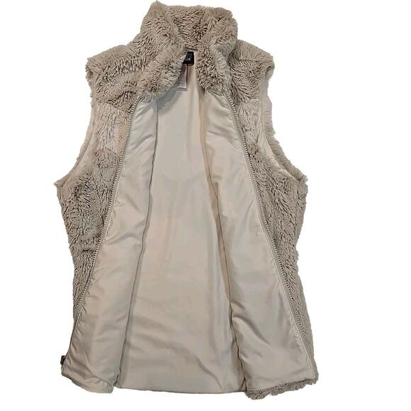 PATAGONIA Women's Pelage Fleece Fur Vest Bleached Stone Sz Small - Picture 6 of 10